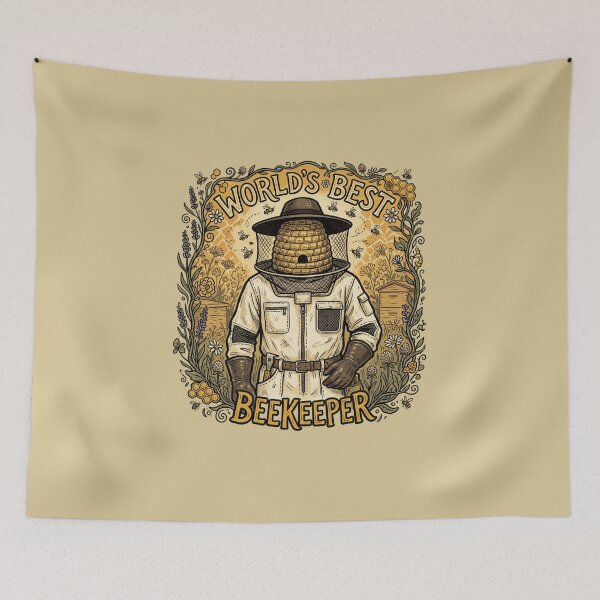 Item preview, World’s Best Beekeeper – Funny Beekeeper Gift designed and sold by Comfort-shirt.