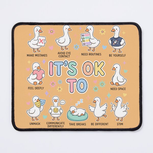 Item preview, It's ok- pastel orange designed and sold by ExcessiveSarcasmCo..