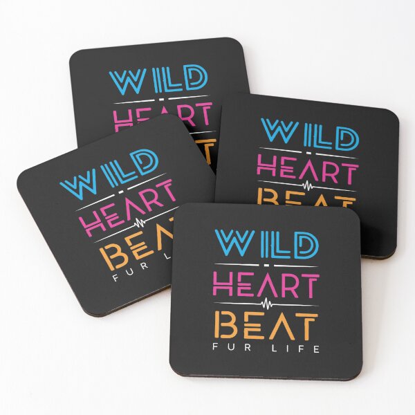 Item preview, Wild Heart Beat Fur Life Neon Pet Owner T-Shirt designed and sold by artlife4.
