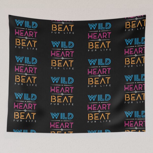 Item preview, Wild Heart Beat Fur Life Neon Pet Owner T-Shirt designed and sold by artlife4.
