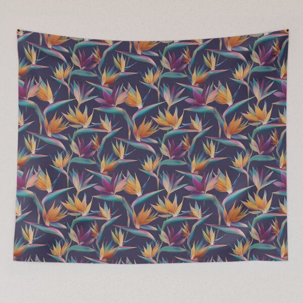 Item preview, Elegant Tropical Floral Texture  - Birthday Flower Print  - Gifts For Guys designed and sold by RoyalStarsPatts.