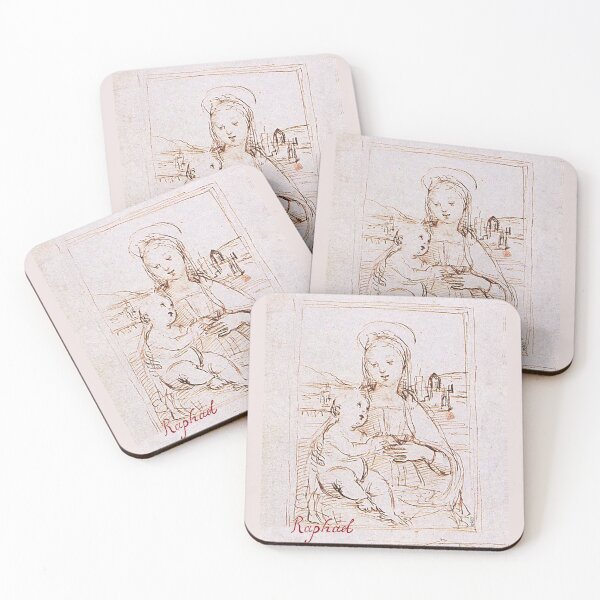Item preview, Madonna and Child, Drawing by Raphael Sanzio, with his Signature (ACCI)  designed and sold by VanyssaGraphics.