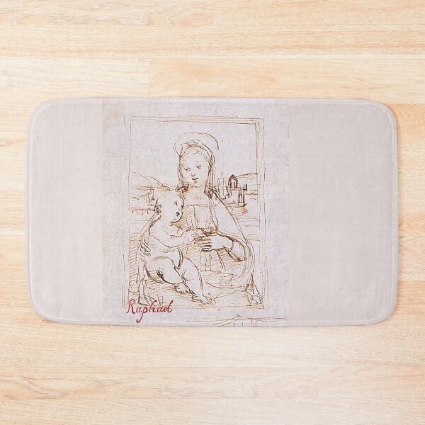 Item preview, Madonna and Child, Drawing by Raphael Sanzio, with his Signature (ACCI)  designed and sold by VanyssaGraphics.