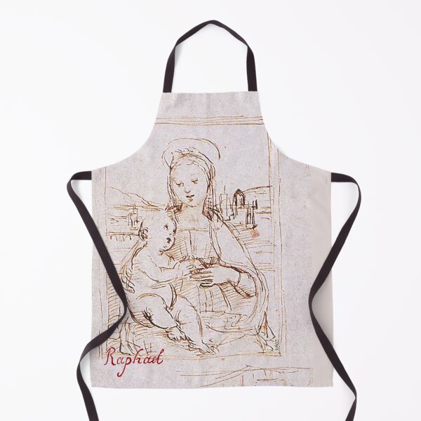 Item preview, Madonna and Child, Drawing by Raphael Sanzio, with his Signature (ACCI) designed and sold by VanyssaGraphics.