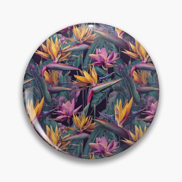 Item preview, Radiant Tropical Floral Texture - Flower Floral Print  - Gift Ideas For Mom designed and sold by RoyalStarsPatts.