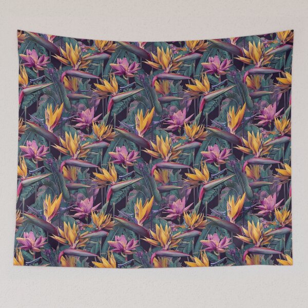 Item preview, Radiant Tropical Floral Texture - Flower Floral Print  - Gift Ideas For Mom designed and sold by RoyalStarsPatts.