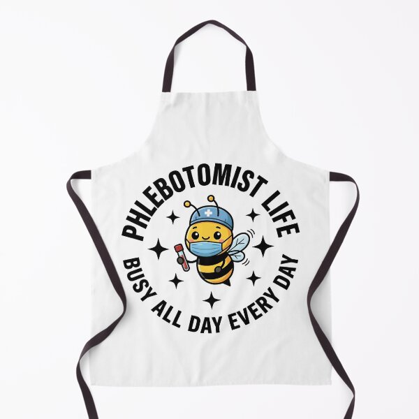 Item preview, Funny Cute Bee Phlebotomist Life Busy All Day Every Day Nurse Lab Tech National Phlebotomist Recognition Week Design designed and sold by ClinicalHubs.