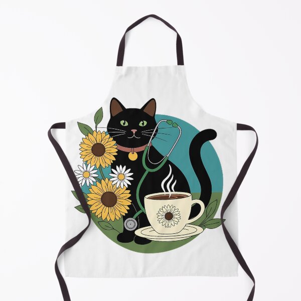 Item preview, Black Cat Stethoscope Coffee Cup Gift designed and sold by pumsquare.