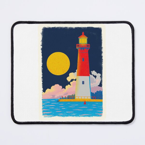 Item preview, Barnegat Lighthouse, Barnegat Lighthouse full moon  designed and sold by Madzilla Wear.