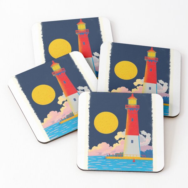 Item preview, Barnegat Lighthouse, Barnegat Lighthouse full moon  designed and sold by Madzilla Wear.