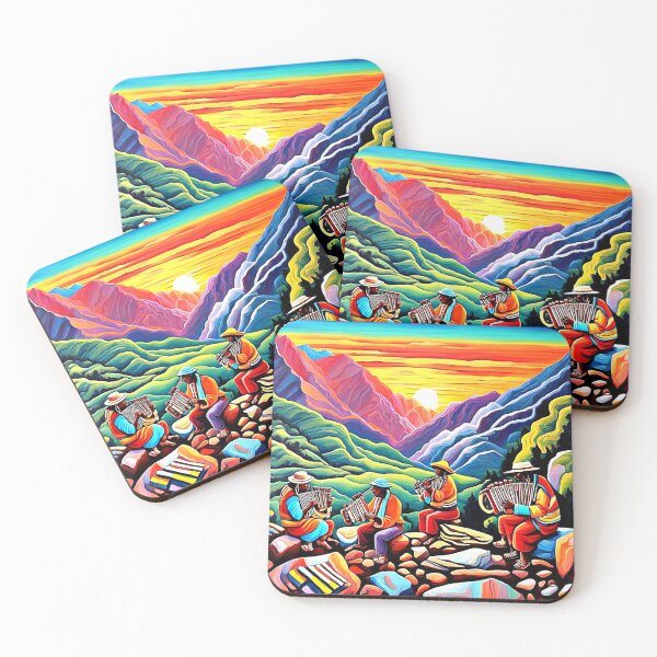 Item preview, Pan Pipers at sunset designed and sold by George Hutton Hunter.