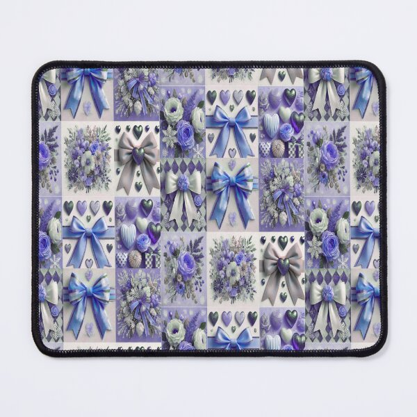Item preview, Purple Blue Collage Romantic Winter Aesthetic Art designed and sold by BriSher.