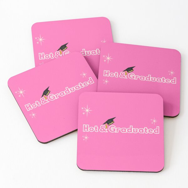 Item preview, Hot and Graduated - Cute Pink Graduation Aesthetic designed and sold by NinaVibeStudio.