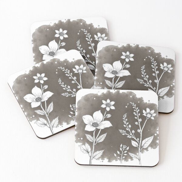 Item preview, watercolor flower print designed and sold by Jandedan.