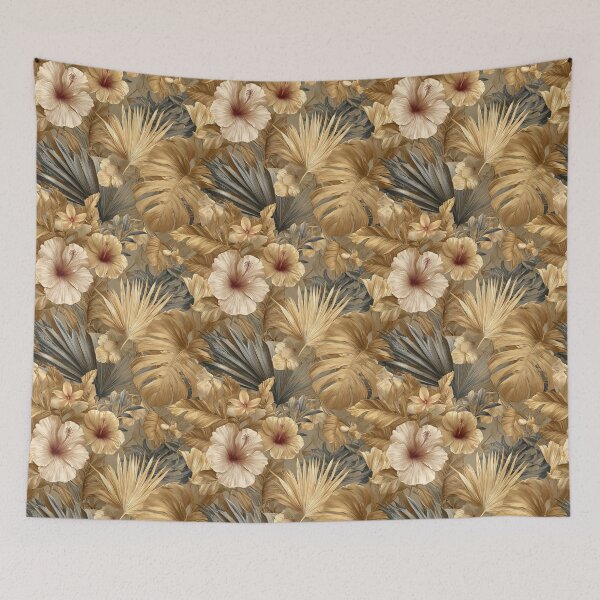 Item preview, Artistic Tropical Flower Print  - Botanical Garden Pattern  - Valentine'S Day Gifts designed and sold by RoyalStarsPatts.