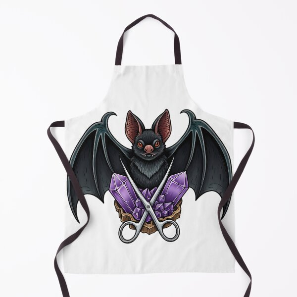 Item preview, Amethyst Crystal Bat Silver Medical Scissors and Violet Gift designed and sold by IllumeInk.