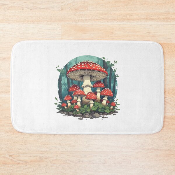 Item preview, Amanita Muscaria Forest – Vintage Mushroom Cottagecore Art designed and sold by creativepers.