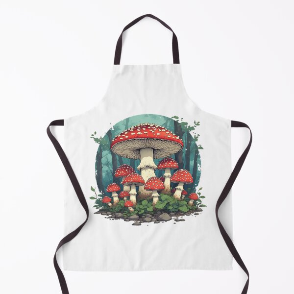 Item preview, Amanita Muscaria Forest – Vintage Mushroom Cottagecore Art designed and sold by creativepers.