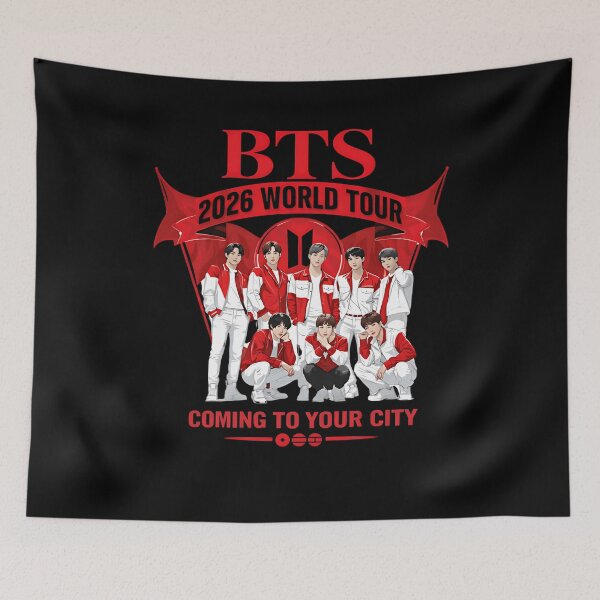 Item preview, Bts World Tour 2026 designed and sold by Moutamid22art.