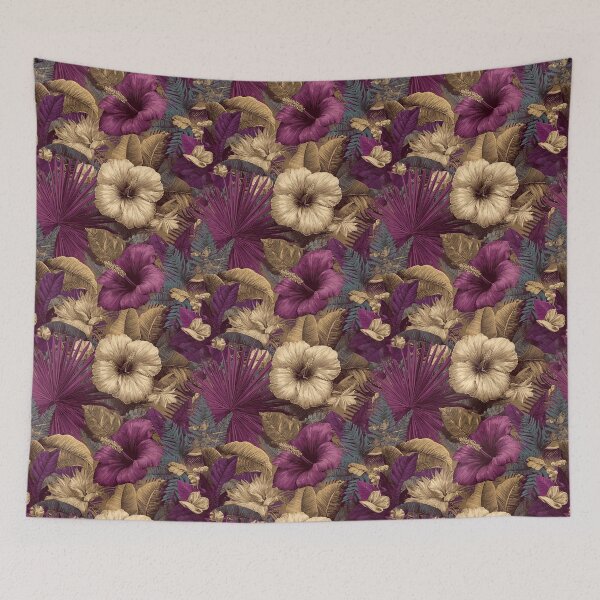 Item preview, Petaled Tropical Floral Texture  - Botanical Garden Pattern  - Birthday Gifts For Mom designed and sold by RoyalStarsPatts.