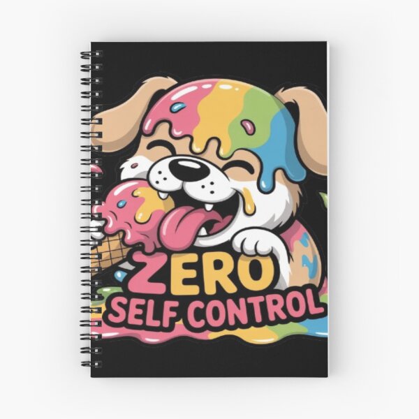 Item preview, Zero Self Control Melting Dog designed and sold by DailySparks.
