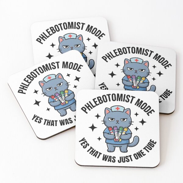 Item preview, Funny Cat Phlebotomist Mode Nurse Meme Design for National Phlebotomists Recognition Week designed and sold by ClinicalHubs.