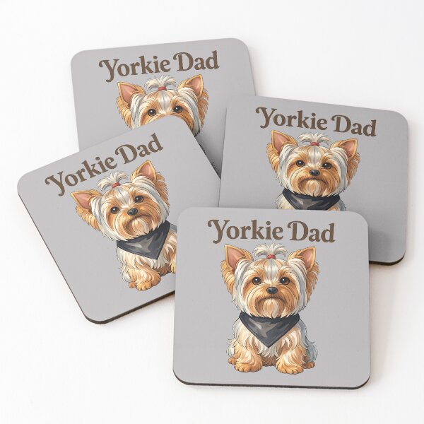 Artikelvorschau, Yorkie Dad Stolzer Hundeliebhaber Design entworfen und verkauft von Yorkie Magic Studio .
