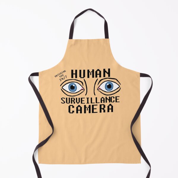 Item preview, Human Surveillance Camera Dry Humor designed and sold by CDPrintsDesigns.