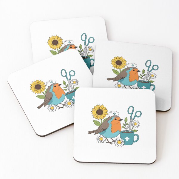 Item preview, Robin Coffee Mug and Nurse Scissors Gift designed and sold by pumsquare.
