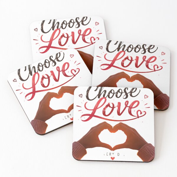 Item preview, Choose Love – Romantic Quote Design for Couples designed and sold by JagrDesigns.