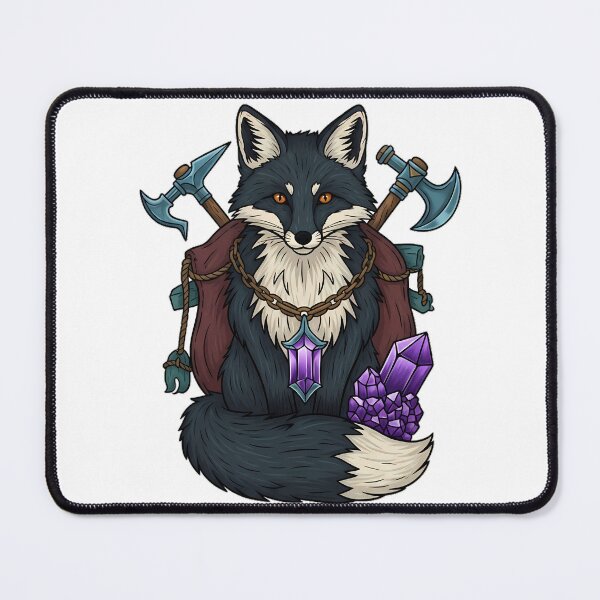 Item preview, Amethyst Crystal Fox Gothic Tool Bundle Gift designed and sold by IllumeInk.