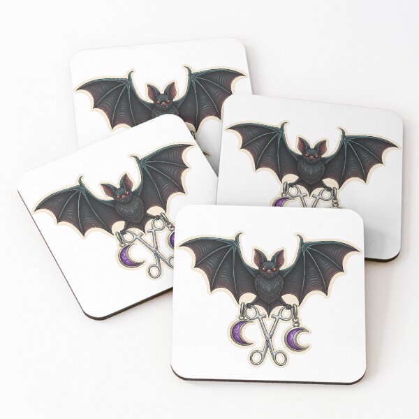 Item preview, Bat Silver Medical Scissors and Violet Gift designed and sold by IllumeInk.