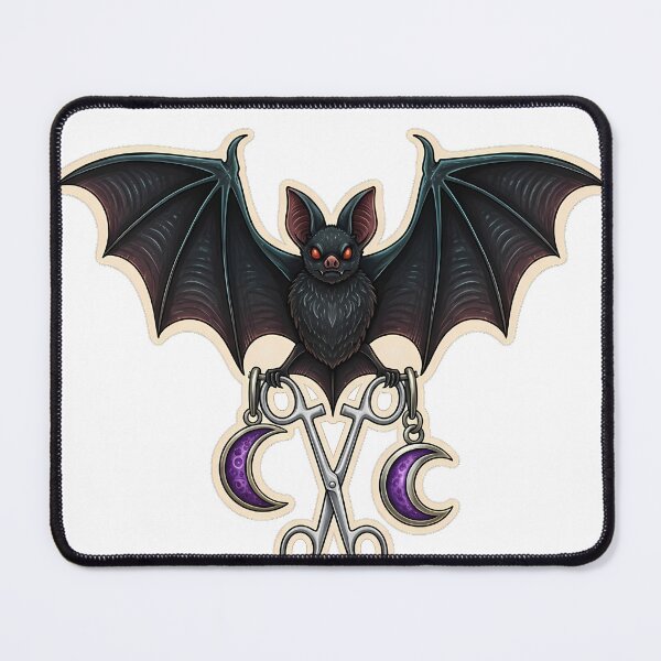 Item preview, Bat Silver Medical Scissors and Violet Gift designed and sold by IllumeInk.