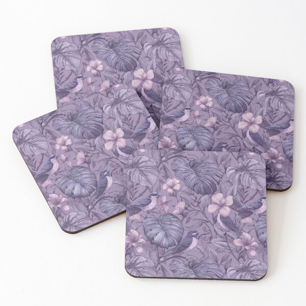 Item preview, Graceful Tropical Floral Texture  - Birth Flower Motif  - Gifts For Couples designed and sold by RoyalStarsPatts.