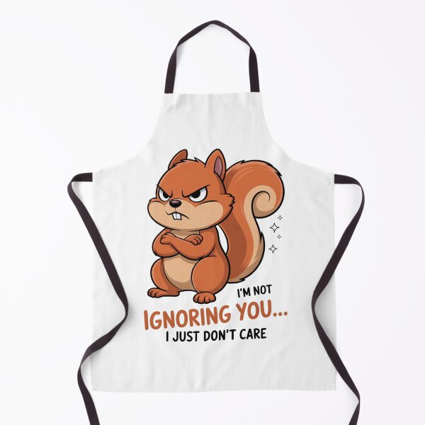 Item preview, Ignoring You Funny Angry Squirrel designed and sold by Gallory Hive.