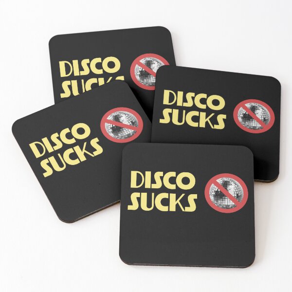 Item preview, Disco Sucks Retro 70s Rock Anti Disco Design designed and sold by Comfort-shirt.