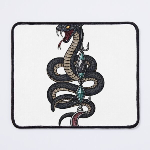 Item preview, Serpent Obsidian Fishing Lure Gift designed and sold by IllumeInk.