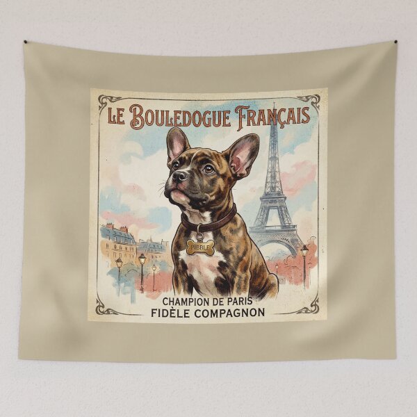 Item preview, French Bulldog Paris Vintage Poster – Le Bouledogue Français designed and sold by Comfort-shirt.
