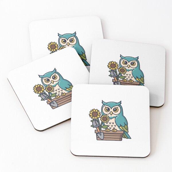 Item preview, Sunflower Ribbon Owl Garden Tool Box Gift designed and sold by pumsquare.