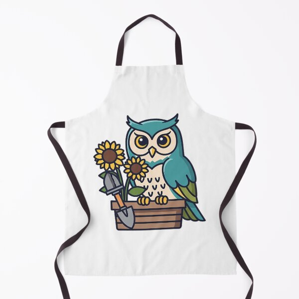Item preview, Sunflower Ribbon Owl Garden Tool Box Gift designed and sold by pumsquare.