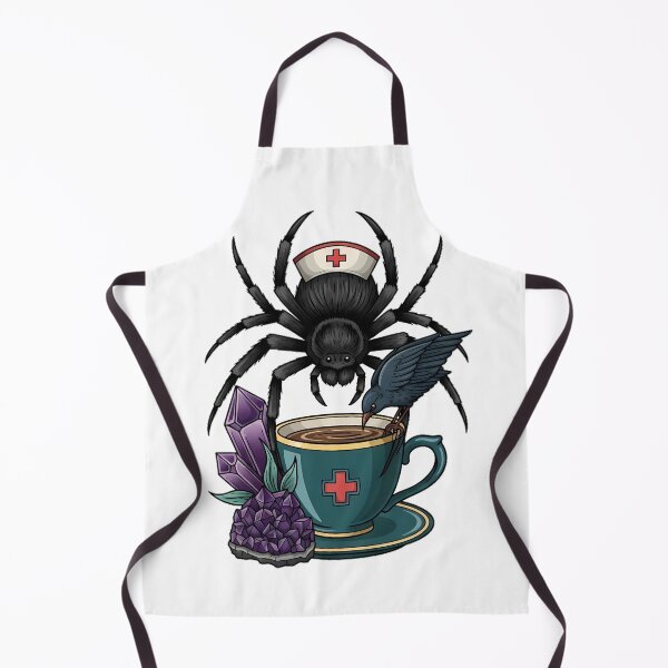 Item preview, Amethyst Crystal Spider Raven Nurse Coffee Cup Gift designed and sold by IllumeInk.