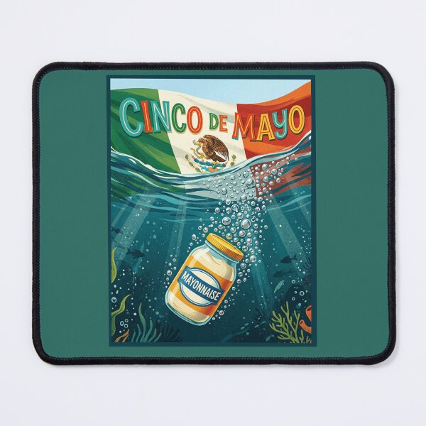Item preview, Cinco De Mayo – Sinking Mayo Retro Illustration designed and sold by Comfort-shirt.
