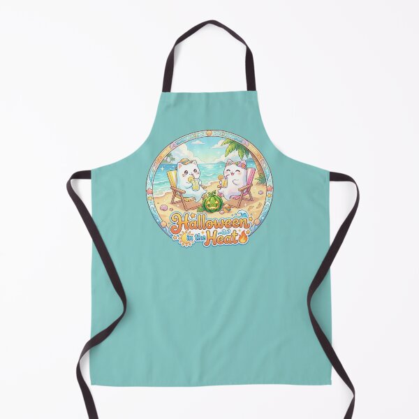 Item preview, Halloween in the Heat – Cute Ghost Cat Summer designed and sold by Comfort-shirt.