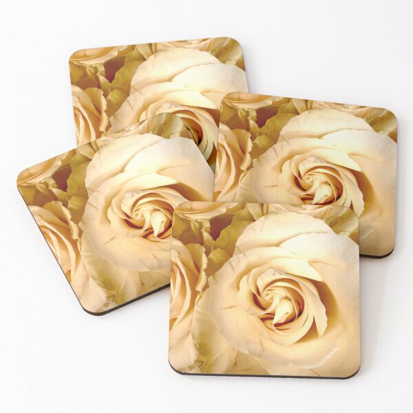 Item preview, Close-up of Creamy White Rose Petals designed and sold by BalkanBloom.