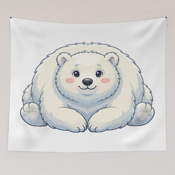 Item preview, If Not Friend Why Fluffy Funny Polar Bear designed and sold by Petzzz.