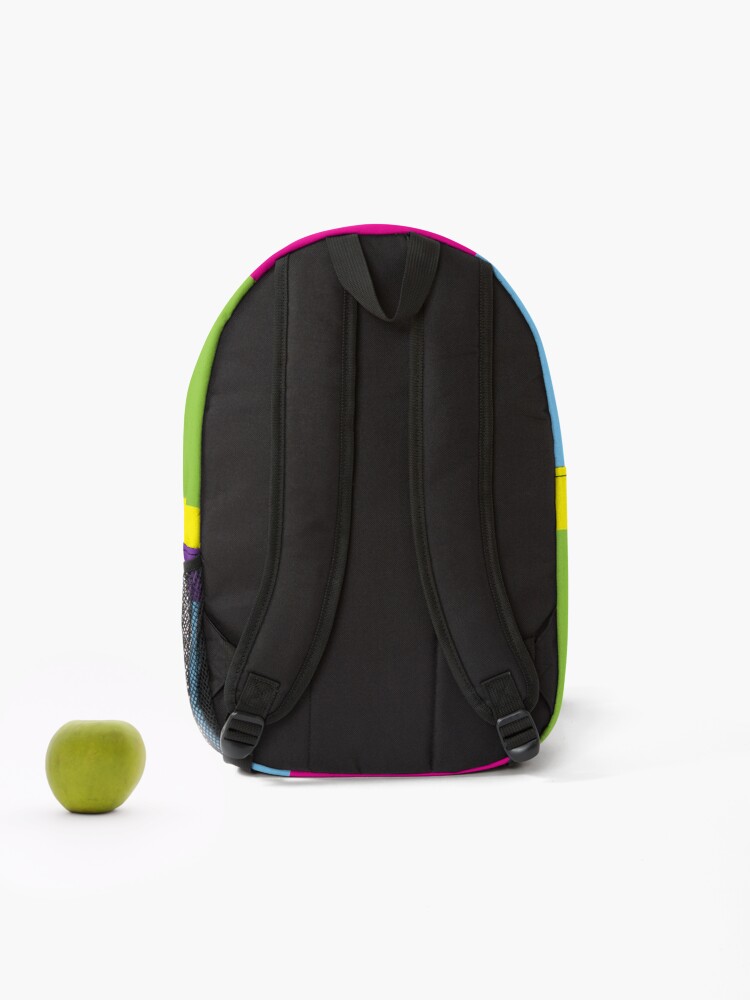Thumbnail 2 of 3, Backpack, Neon Four designed and sold by TorringtonPlace.