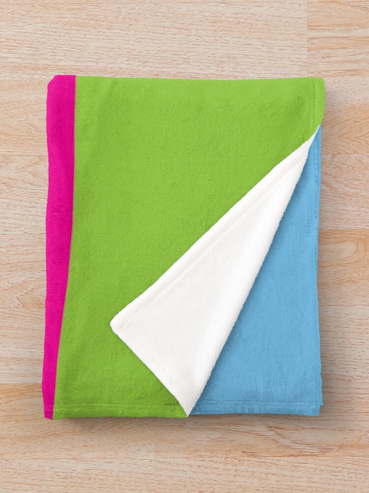 Thumbnail 3 of 6, Throw Blanket, Neon Four designed and sold by TorringtonPlace.