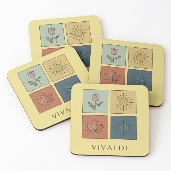 Item preview, Vivaldi Four Seasons Minimalist Icons – Music Theory Aesthetic designed and sold by Comfort-shirt.