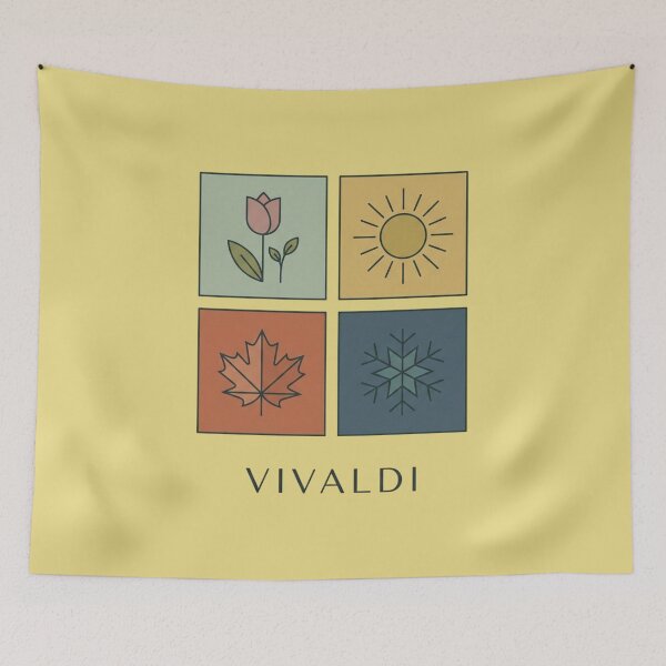 Item preview, Vivaldi Four Seasons Minimalist Icons – Music Theory Aesthetic designed and sold by Comfort-shirt.