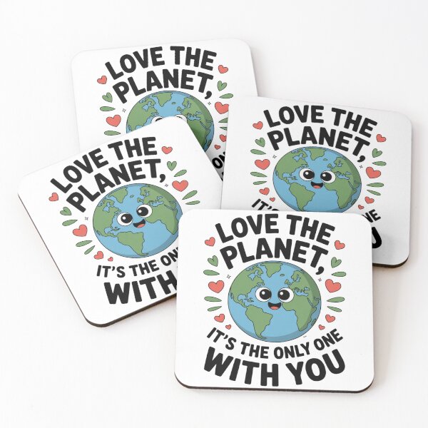 Item preview, Happy Kawaii Earth Hearts Leaves Cute Nature Planet Love T-Shirt designed and sold by proearth2022.